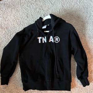 Aritzia TNA SweatFleece Cozy Fleece Zip Up Hoodie